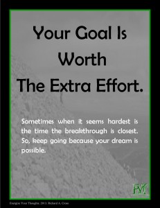 Goal is Worth It 